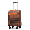 08 Monica muse Fashion Checkerboard Pattern Luggage 