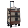 Monica Muse 20-inch Classic Vintage Checkless Luggage