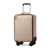 Monica Muse 20-inch Classic Vintage Checkless Luggage